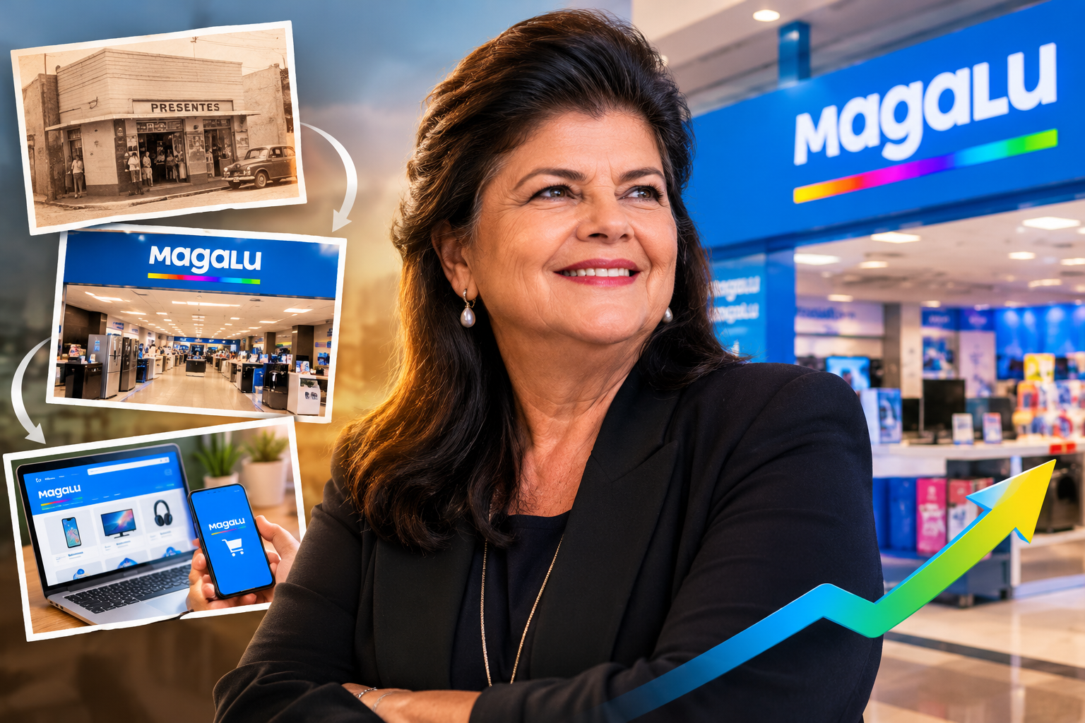 DE UMA PEQUENA LOJA A UM GIGANTE DO VAREJO: A HISTÓRIA REAL DE LUÍZA TRAJANO E O SUCESSO DO MAGAZINE LUIZA